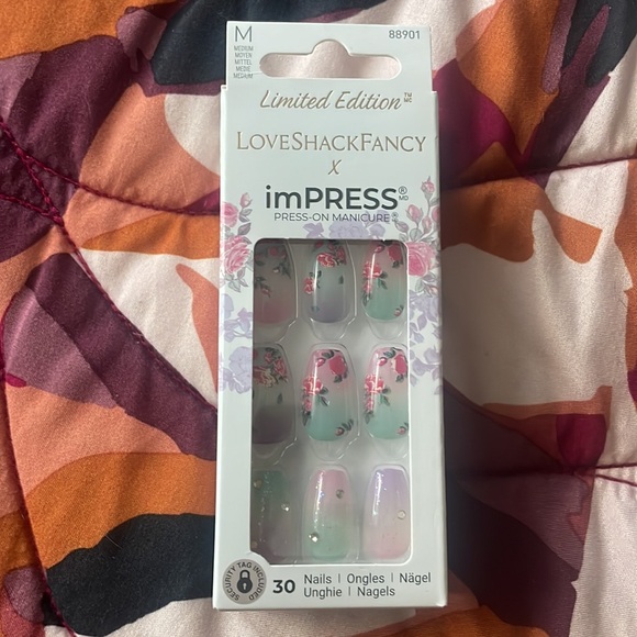 ✨”Lilac Crush” Loveshack Fancy x imPress Press On Nails - Picture 6 of 9